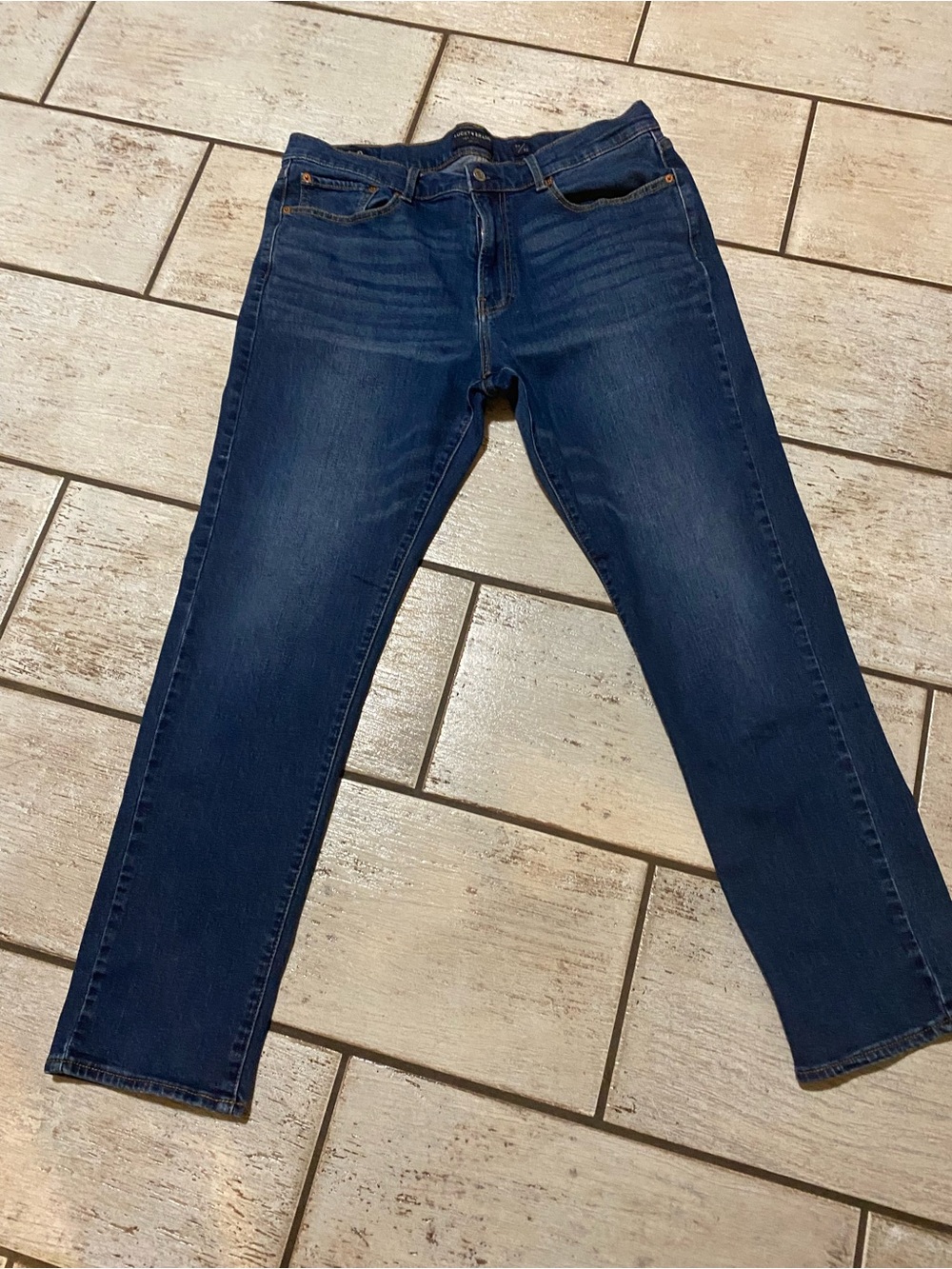 Lucky Brand Men's Indigo Slim Straight Jeans Size 36x32